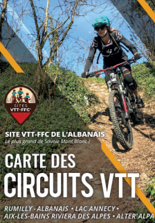 Carte circuits VTT Site FFC Albanais