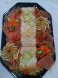 Saumon fumée et terrine de poisson