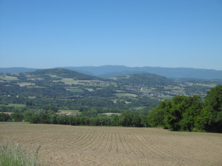 Point de vue Jura depuis route des parents Choisy